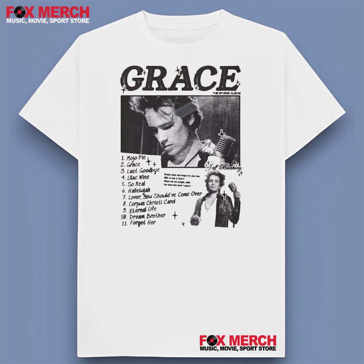 Jeff Buckley Mystery White Boy Tour 1995 Shirt