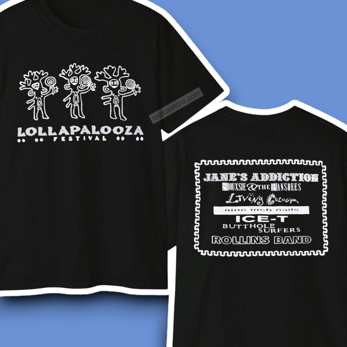 Lollapalooza Festival 1991 Retro Shirt-Photoroom