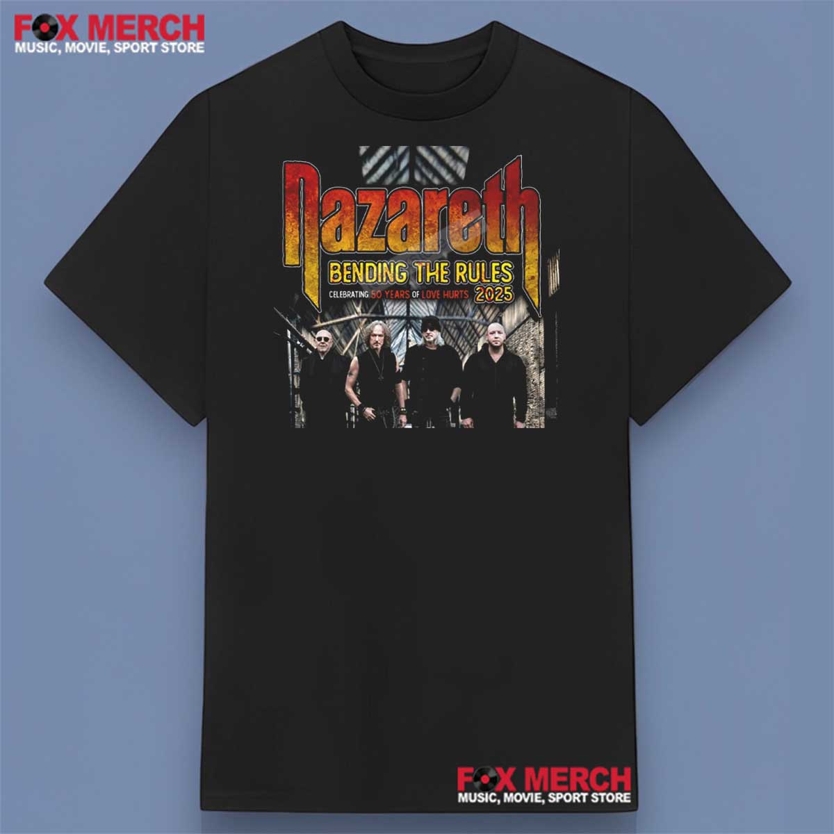 Nazareth Bending The Rules Tour 2025 Shirt
