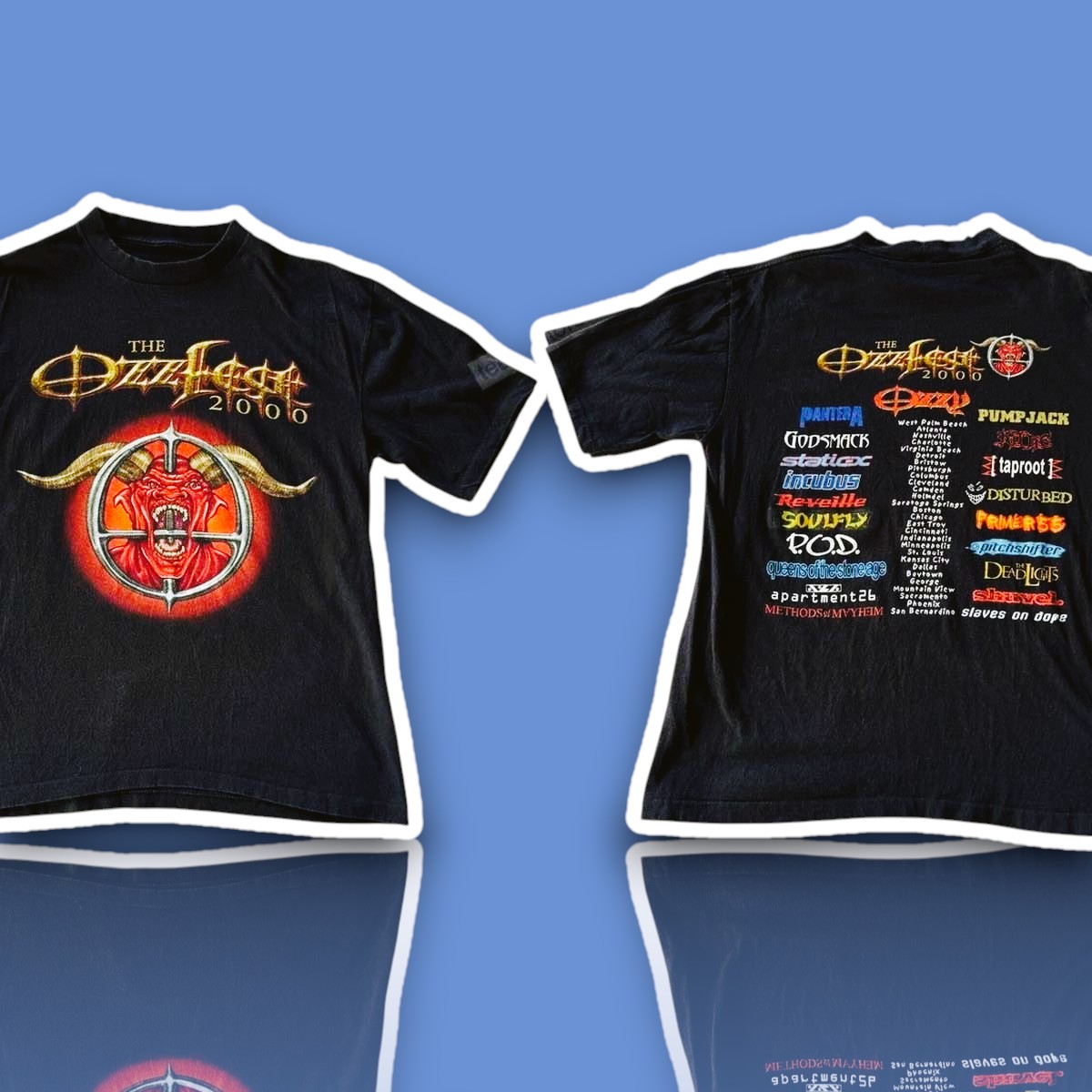 Ozzy Osbourne Ozzfest Tour 2000 Shirt