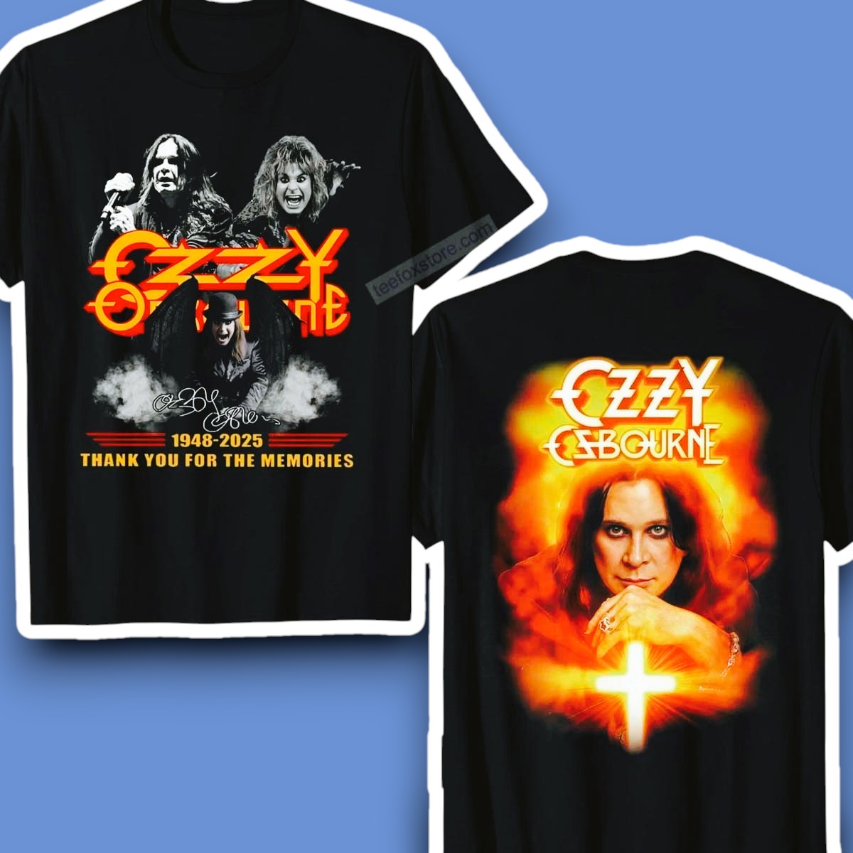 Ozzy Osbourne Signature Thank You Memorial 1948-2025 Shirt