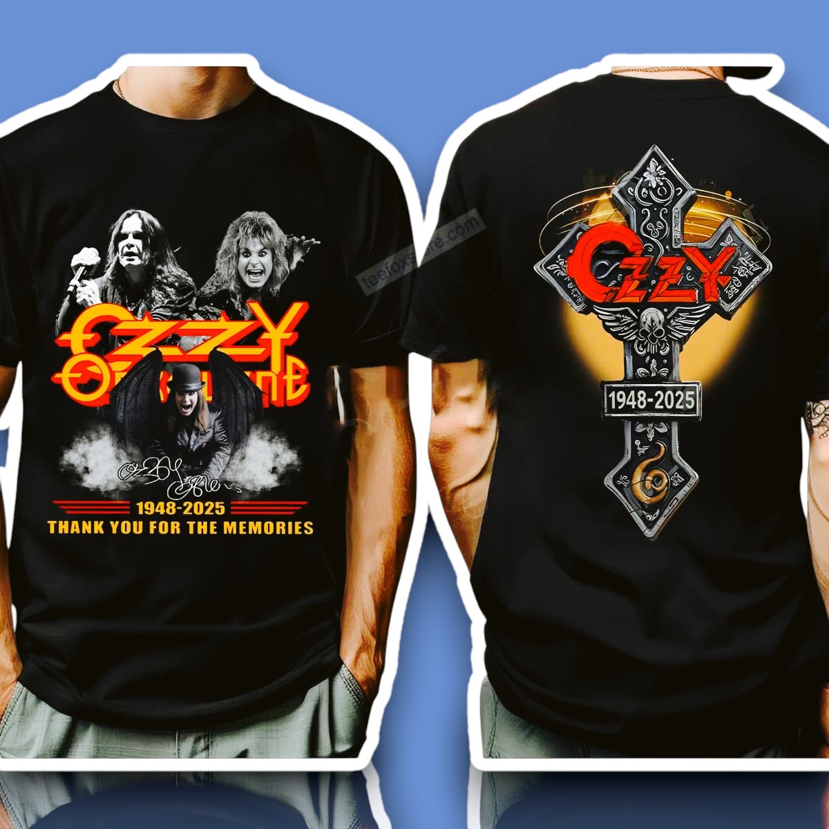 Ozzy Osbourne Thank You For The Memories 1948-2025 Shirt