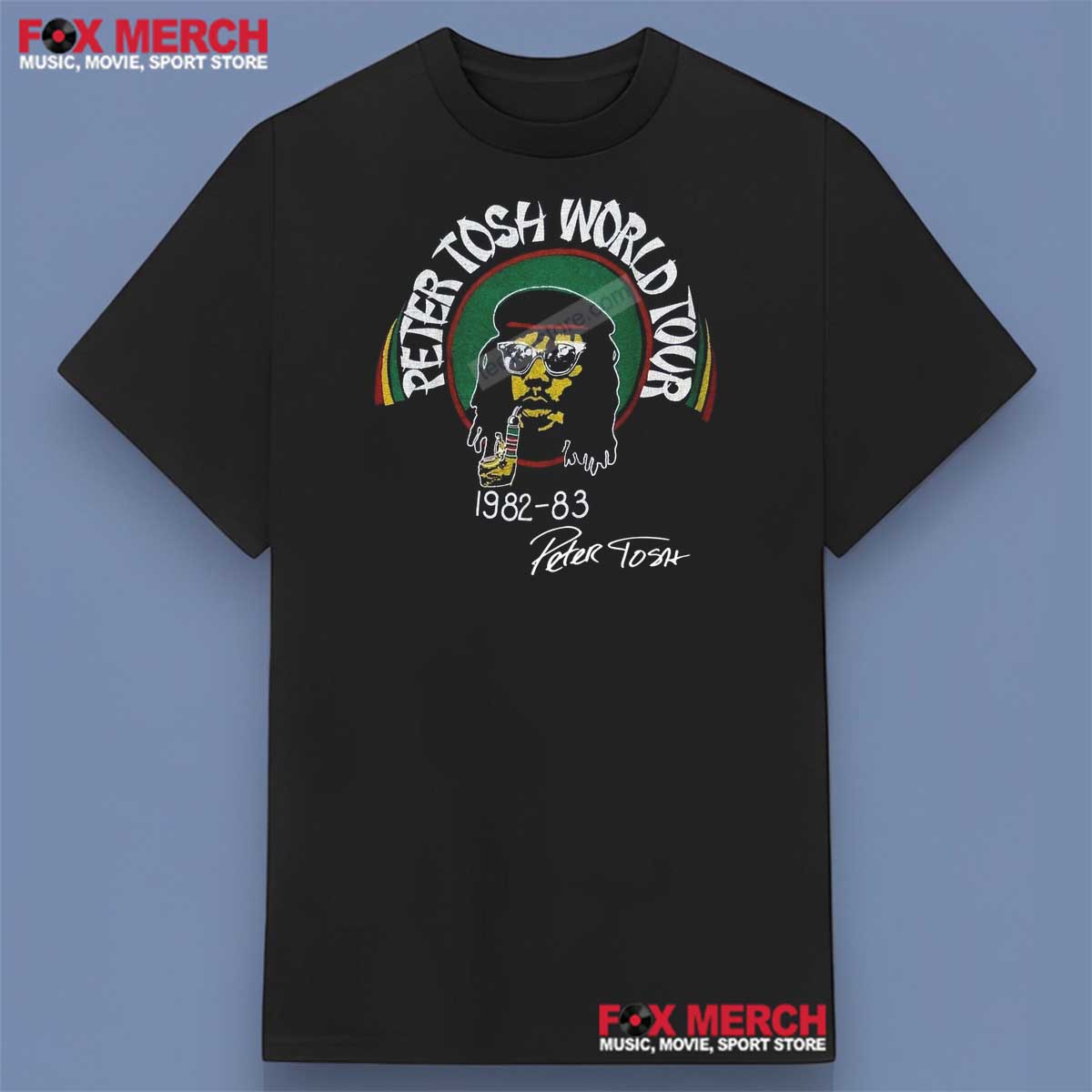 Peter Tosh World Tour 1982-1983 Shirt
