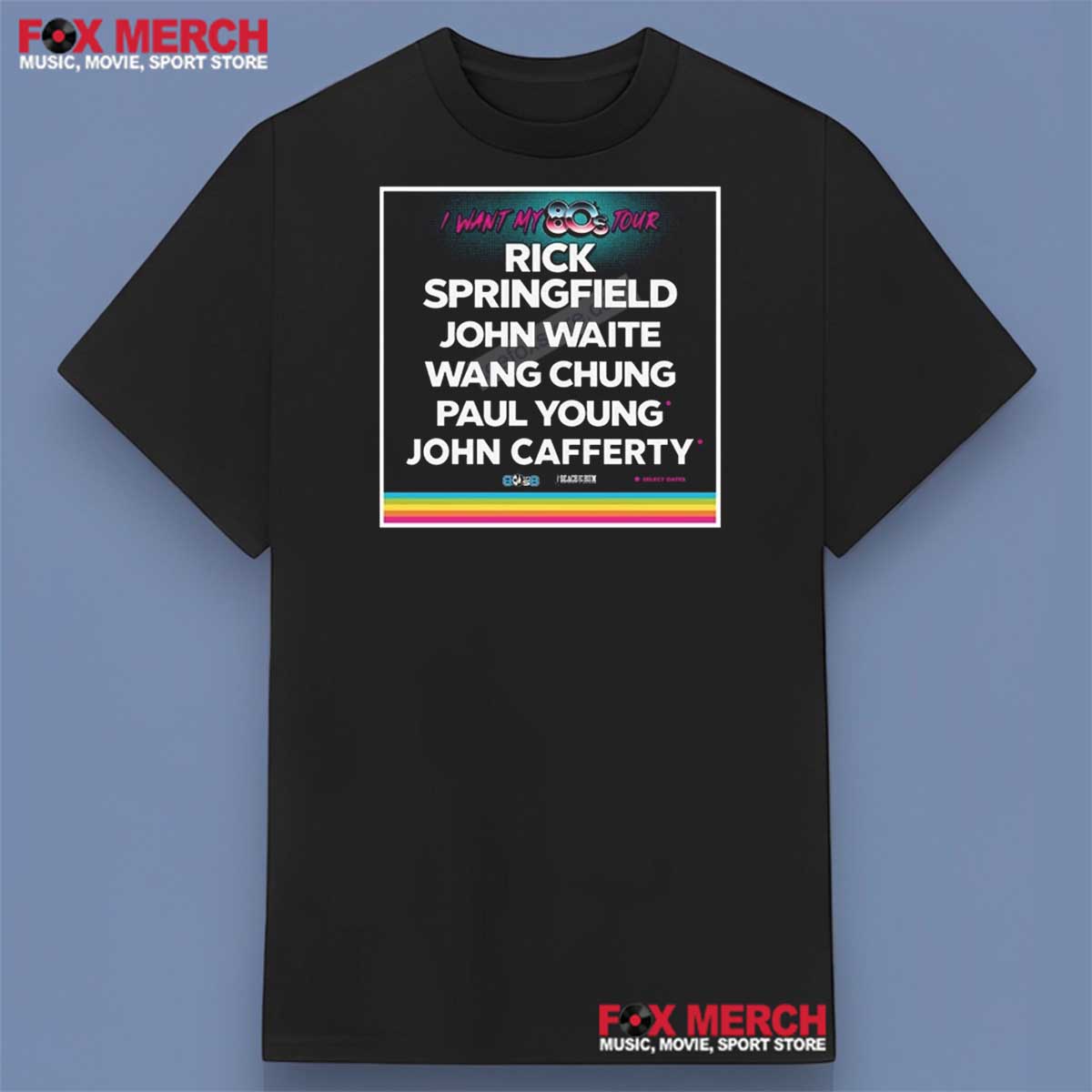 Rick Springfield I Want My 80’s Tour 2025 Shirt