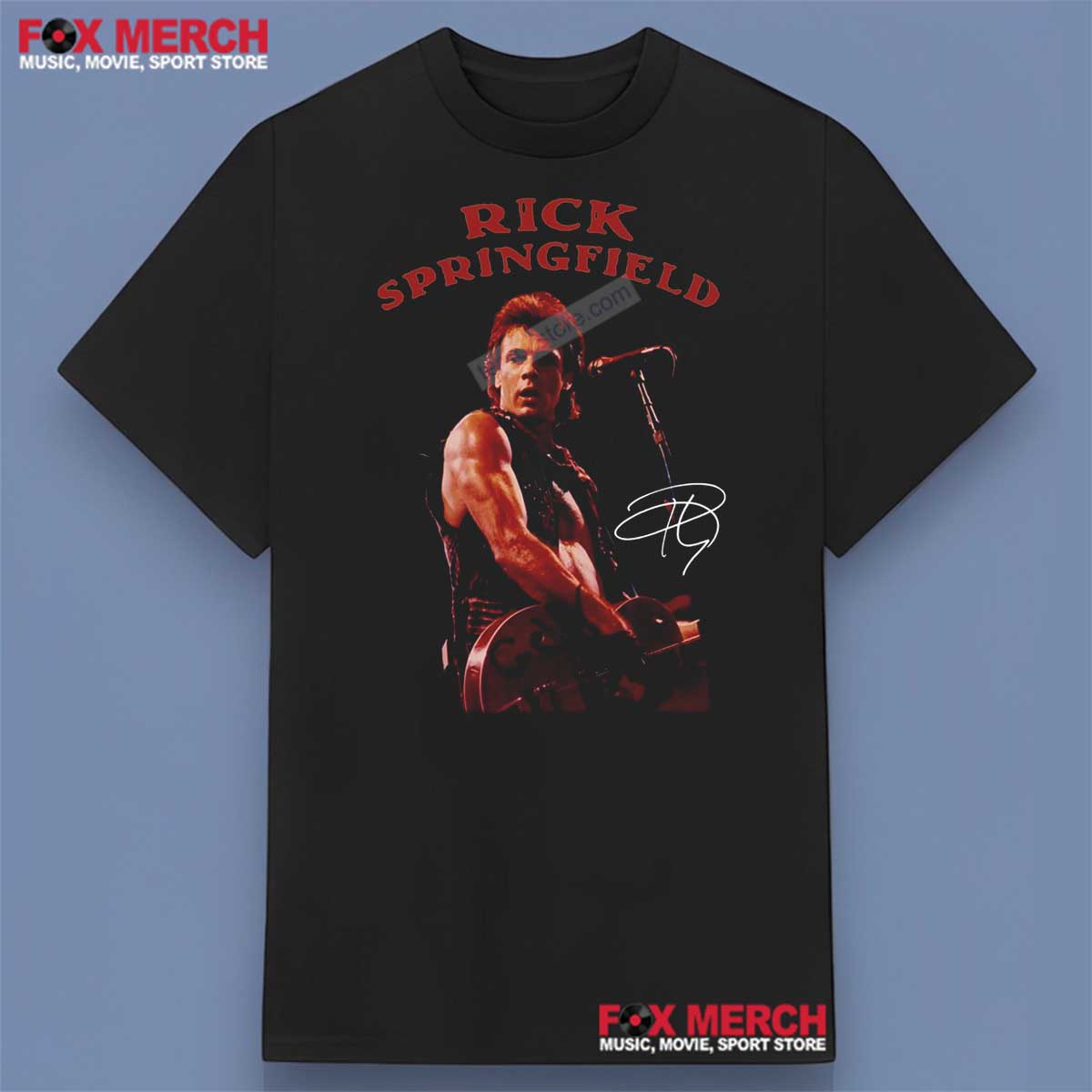 Rick Springfield Signature Music Shirt