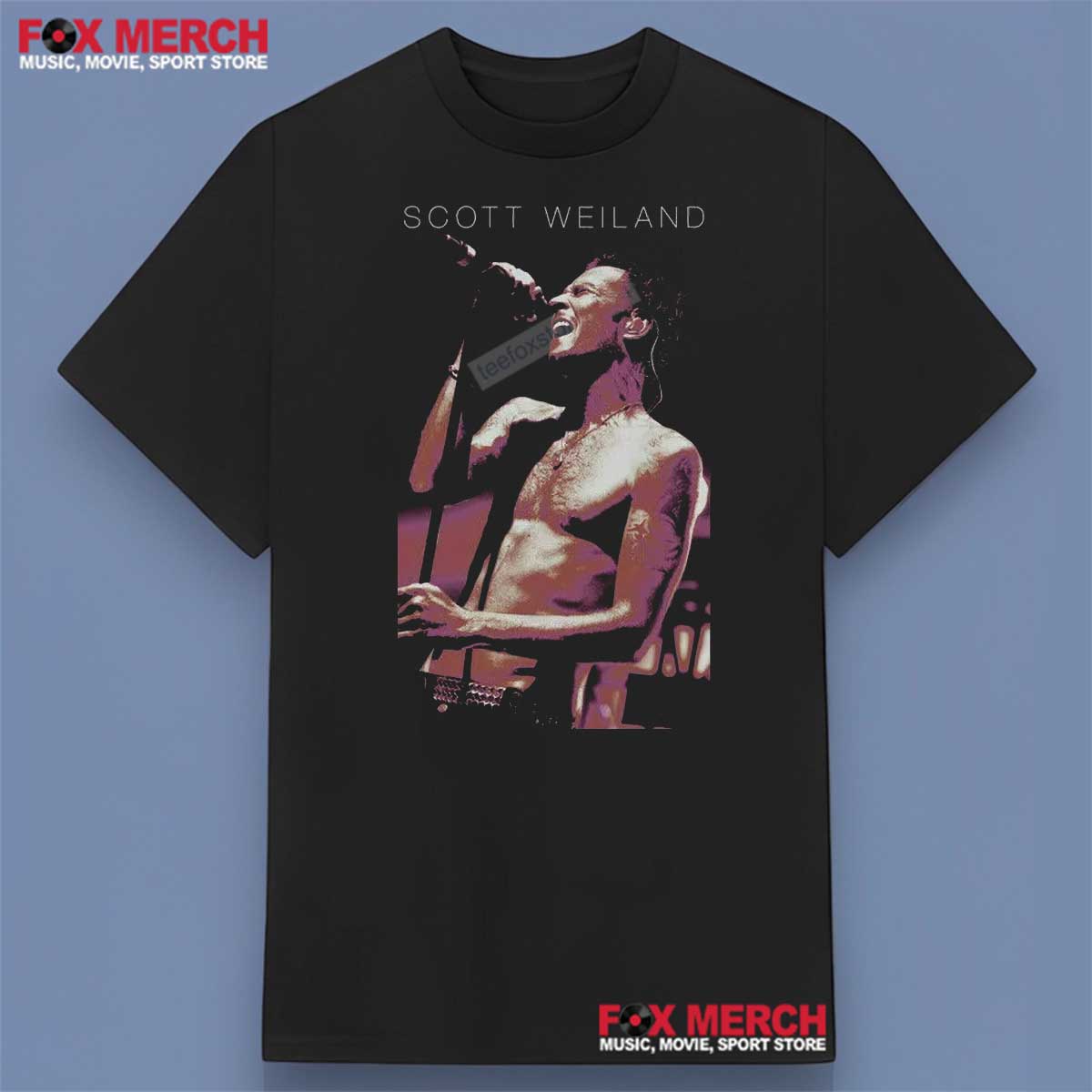 Scott Weiland in Concert Shirt
