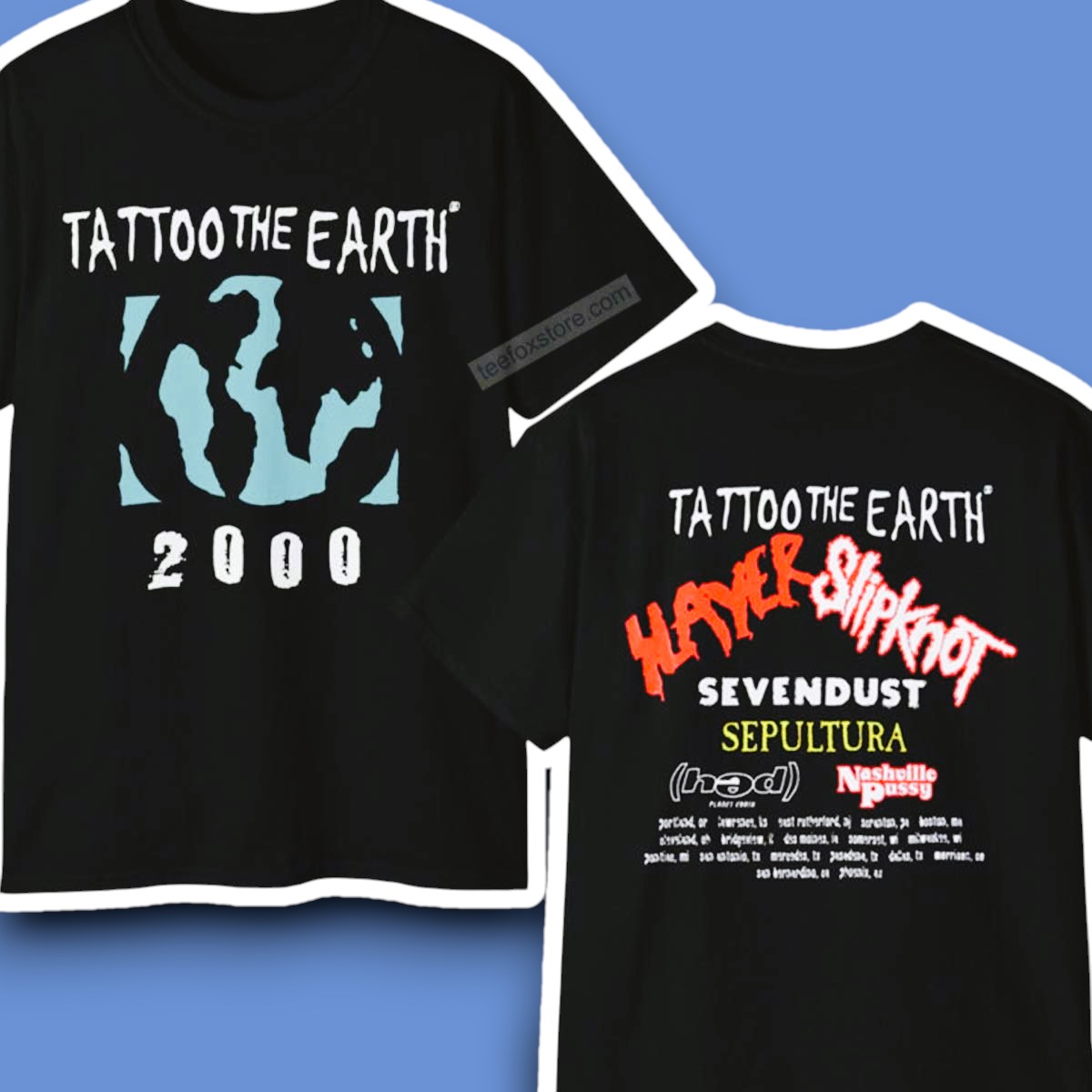 Slipknot 2000 Tattoo The Earth Shirt-Photoroom