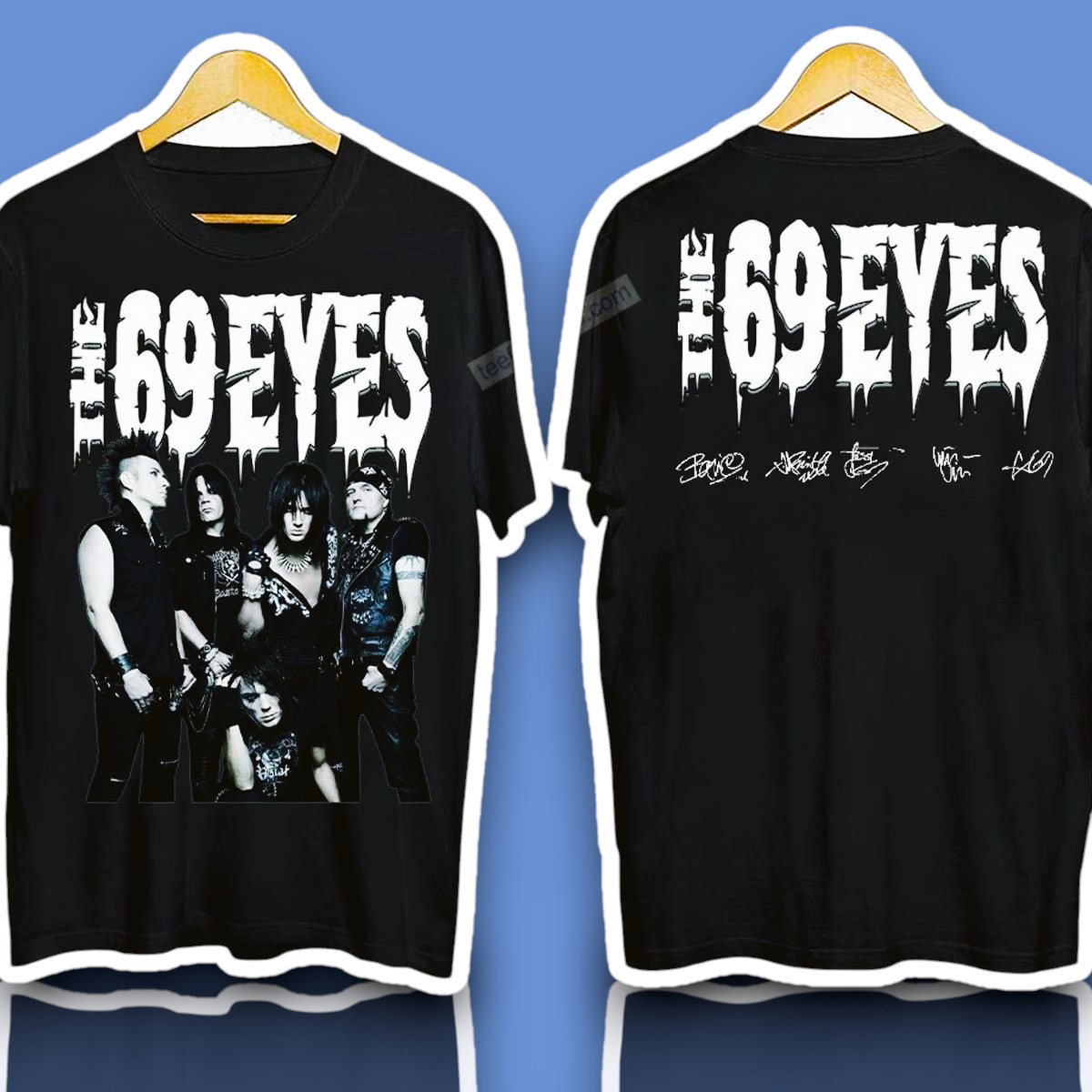 The 69 Eyes Signatures Band Shirt