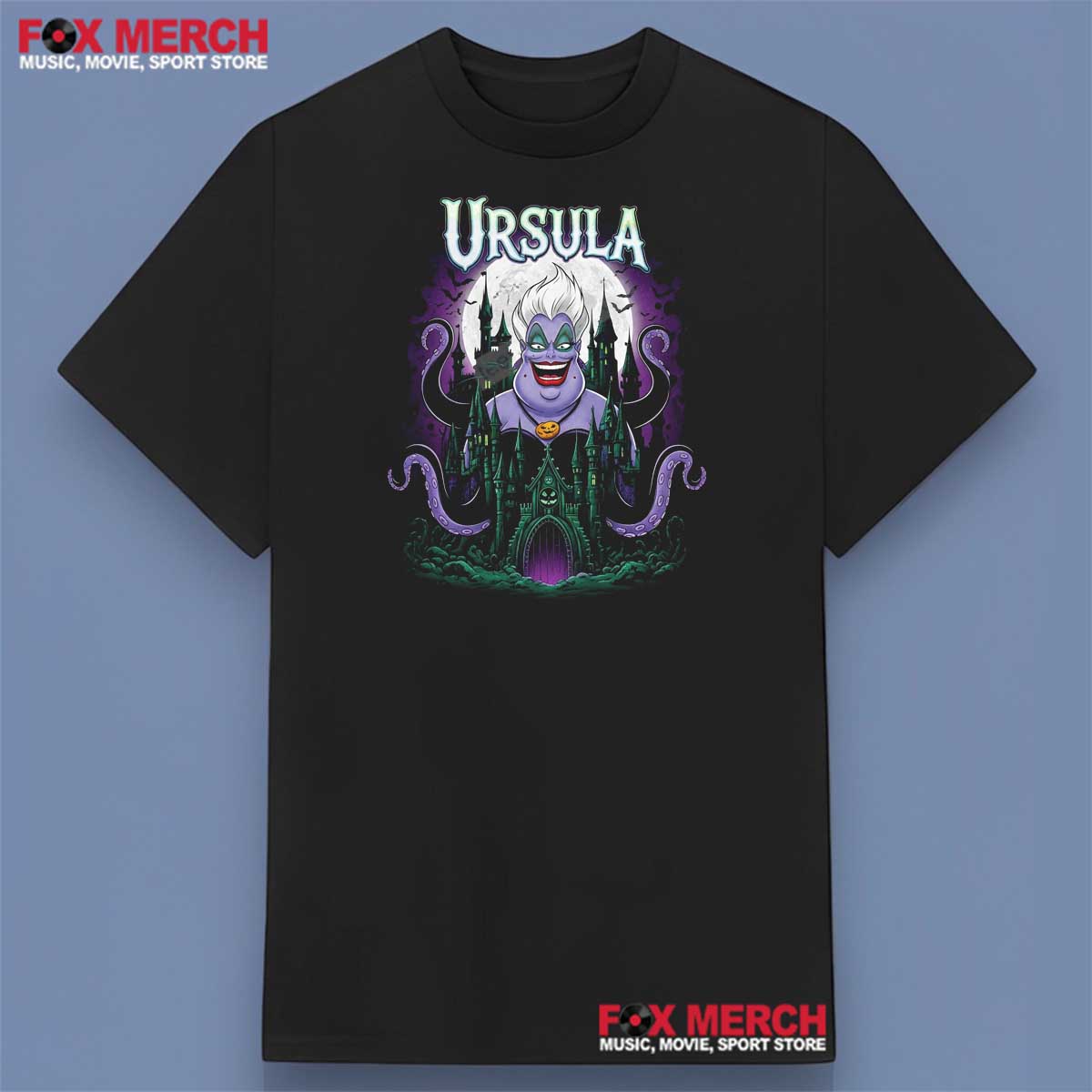 Ursula Disney Halloween Castle Shirt