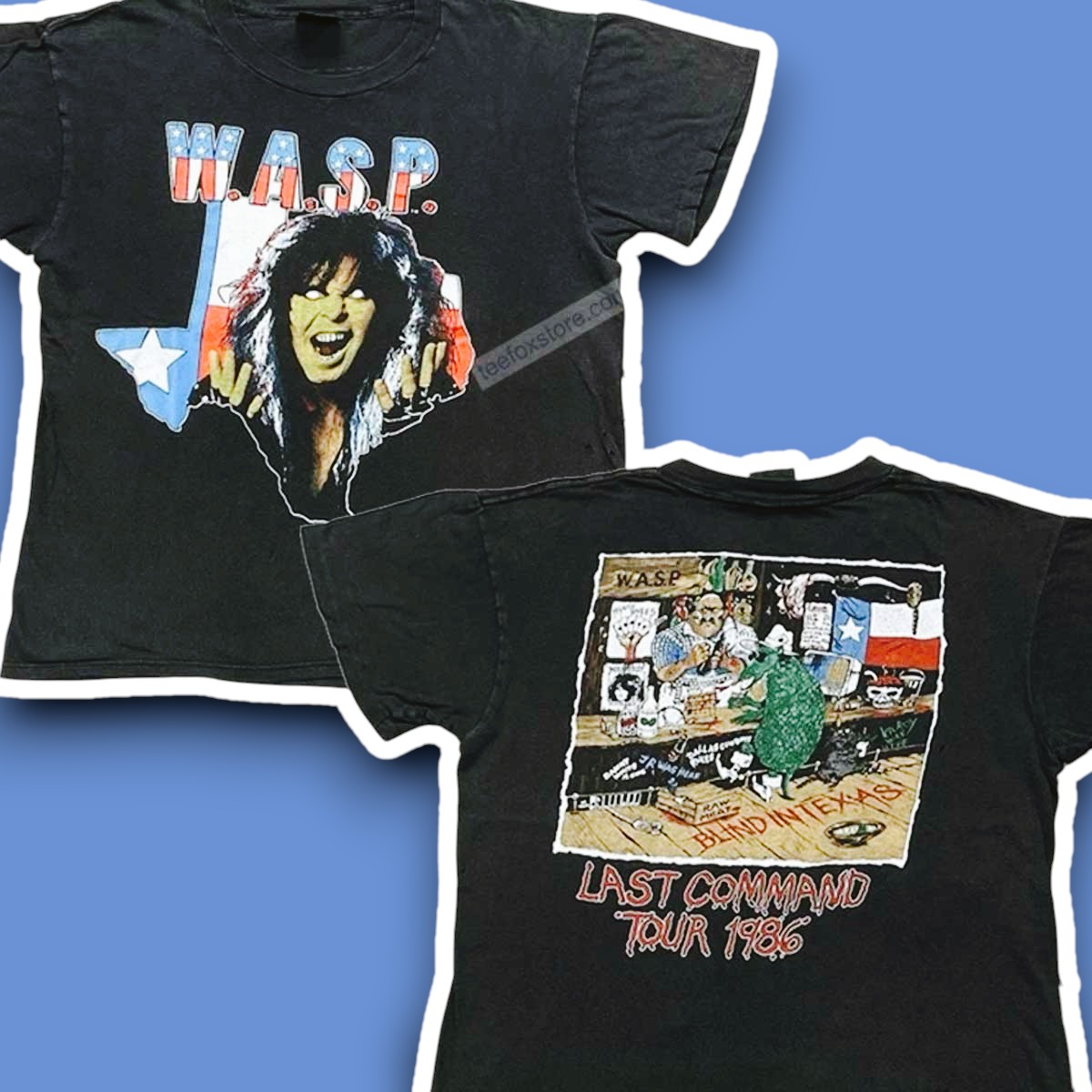 WASP Last Command Tour 1986 Shirt